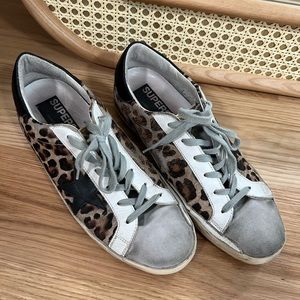 Golden Goose Superstar Sneaker in Leopard